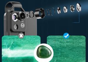 Apexel Obiektyw Mikroskop Cyfrowy Do Telefonu / Przybliżenie 200x / Apl-ms002 4