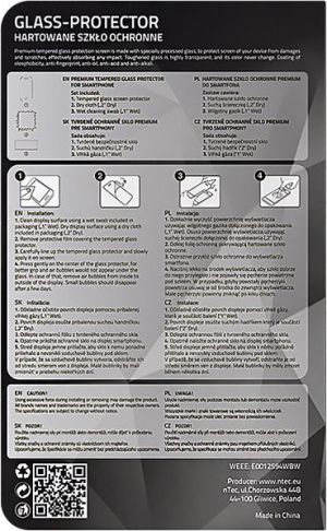 Qoltec Hartowane szkło PREMIUM do Apple iPhone SE (51340) 3