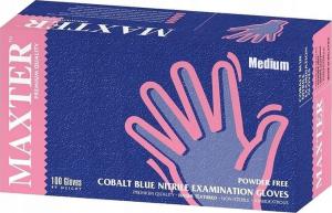 Maxter RĘKAWICE NITRYLOWE MAXTER COBALT BLUE M 100 szt. 1