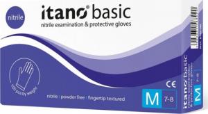 Itano RĘKAWICE NITRYLOWE BEZPUDROWE ITANO M 100 SZT BASIC 1