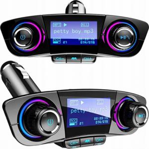 Transmiter FM Logit TRANSMITER FM BLUETOOTH 5.0 USB WIELOFUNKCYJNY 8w1 BT06 1