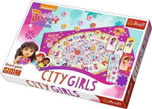 Trefl Gra planszowa Dora i przyjaciele, City Girls (01422) 1