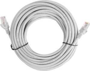 Lanberg RJ-45/RJ-45 kat.5e Szary 15m (PCU5-10CC-1500-S) 2