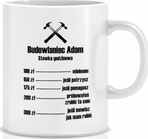 Mitzu Kubek z grafiką dla budowlańca (imię, stawka godzinowa) 1