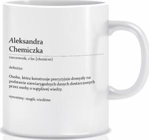 Mitzu Kubek z grafiką dla chemika (imię, chemik) 1