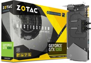 Karta graficzna Zotac GeForce GTX 1080 Arctic Storm 8GB GDDR5X (256 Bit) HDMI, DVI, 3xDP, BOX (ZT-P10800F-30P) 1