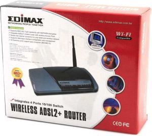 Router EdiMax ADSL2/2+ Modem/Router Wireless 54Mbps 802.11g, AnnexA (Neostrada) + Antena RPSMA (AR-7084gA) 3