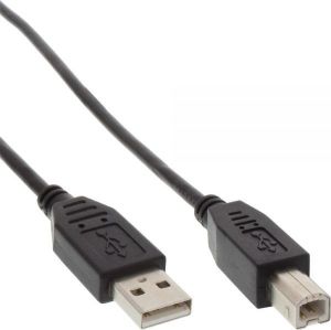 Kabel USB InLine USB-A - USB-B 5 m Czarny (34555X) 1