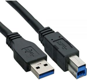Kabel USB InLine USB-A - USB-B 0.5 m Czarny (35305) 1