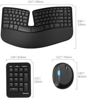 Klawiatura + mysz Microsoft Sculpt Ergonomic DE (L5V-00008) 2