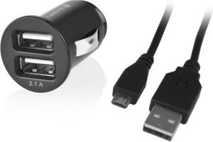 Ładowarka GoGEN 2x USB 2.1A Czarna (GOG-CH22C) 1