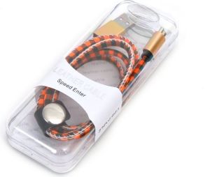 Kabel USB Platinet USB-A - microUSB 1 m Pomarańczowy (PUCLC1O) 2