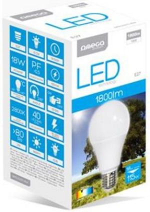 Omega LED BULB ECO 2800K, E27, 18W (43360) 2