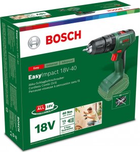 Wiertarko-wkrętarka Bosch EasyImpact 18V-40 18 V (06039D8100) 3