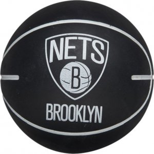 Wilson Wilson NBA Dribbler Brooklyn Nets Mini Ball WTB1100PDQBRO Czarne One size 1