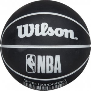 Wilson Wilson NBA Dribbler Brooklyn Nets Mini Ball WTB1100PDQBRO Czarne One size 2