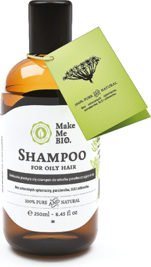Make Me Bio Delikatnie pieniący się szampon do włosów przetłuszczających się 250ml 1