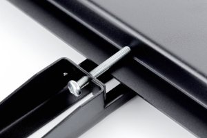 Edbak FSM100 -Uniwersalny stały uchwyt ścienny do ekranów 32" - 55", maksymalne obciążenie 15 kg, czarny 3