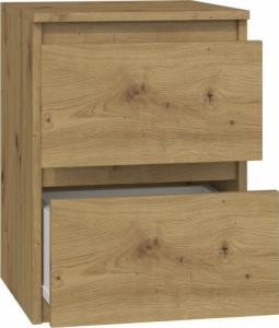 Topeshop M2 MALWA STOLIK NOCNY 2 SZUFLADY ARTISAN 2