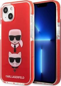 Karl Lagerfeld Karl Lagerfeld KLHCP13STPE2TR iPhone 13 mini 5,4" hardcase czerwony/red Karl&Choupette Head 1