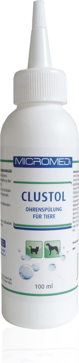 Micromed Vet Clustol, Płyn do higieny uszu 100 ml 1