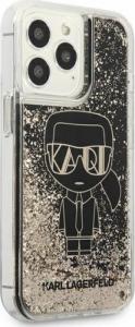 Karl Lagerfeld Karl Lagerfeld KLHCP13XLGGKBK iPhone 13 Pro Max 6,7" czarny/black hardcase Liquid Glitter Gatsby 3