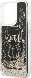 Karl Lagerfeld Karl Lagerfeld KLHCP13XLGGKBK iPhone 13 Pro Max 6,7" czarny/black hardcase Liquid Glitter Gatsby 5