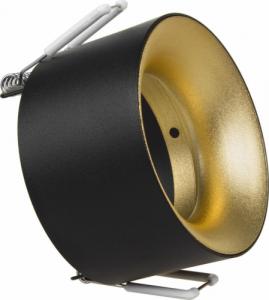 Maclean Oprawa podtynkowa / tuba Maclean, punktowa, okrągła, aluminiowa, GU5.3, 70x40mm, kolor czarny/złoty, MCE457 B/G 2