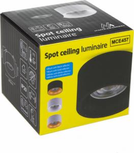 Maclean Oprawa podtynkowa / tuba Maclean, punktowa, okrągła, aluminiowa, GU5.3, 70x40mm, kolor czarny/złoty, MCE457 B/G 4