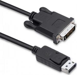 Kabel Qoltec DisplayPort - DVI-D 1.8m czarny (50364) 1