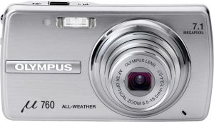 Aparat cyfrowy Olympus Mju 760 srebrny 2