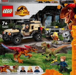 LEGO Jurassic World Transport pyroraptora i dilofozaura (76951) 1