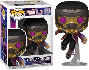 Figurka Funko Pop Funko What If...? POP Marvel Vinyl Figure T Challa Star-Lord 9 cm, play figure 1