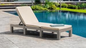 Allibert Leżak Daytona z poduszką, cappuccino 2