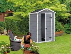 Curver Domek narzędziowy ogrodowy Manor szary 6