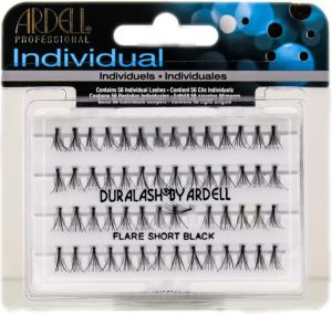 Ardell Individuals Short Black - kępki sztucznych rzęs 56 szt 1