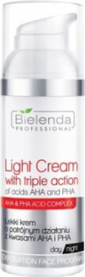 Bielenda Professional Light Cream With Triple Action Of Acids AHA And PHA (W) lekki krem do twarzy 50ml 1