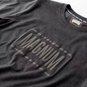 Magnum KOSZULKA MAGNUM ESSENTIAL T-SHIRT 2.0 BLACK MELANGE XL 3