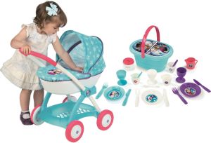 Smoby Wózek dla lalek głęboki Kraina Lodu 2