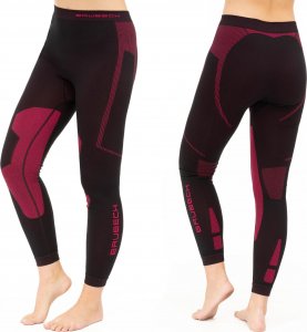 Brubeck LE13260 Spodnie damskie DRY z długą nogawką czarny/fuksjowy S 4