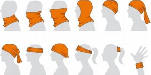 Brubeck KM10350 Komin unisex ATHLETIC fuksjowy S/M 2