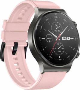 Huawei HUAWEI SILIKONOWA OPASKA PASEK DO SMARTWATCHA HUAWEI WATCH GT/GT2/GT2 PRO JASNORÓŻOWY 1