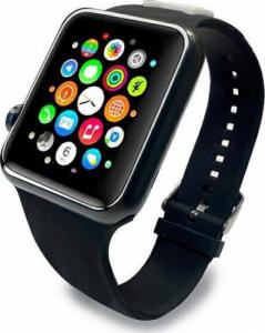 Karl Lagerfeld Pasek KLAWLSLCK Apple Watch 42/44/45mm czarny/black strap Silicone Choupette Heads 3