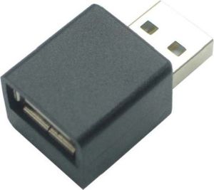 Adapter USB USB - USB Czarny 1