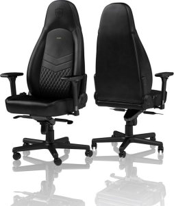 Fotel Noblechairs ICON z prawdziwej skóry - czarny (GAGC-090) 2