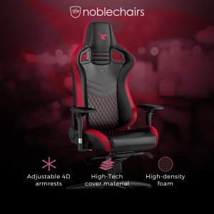 Fotel Noblechairs EPIC - mousesports Edition - czarny/czerwony (GAGC-127) 8
