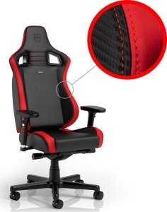 Fotel Noblechairs EPIC Compact - czarny/karbon/czerwony (GAGC-241) 1