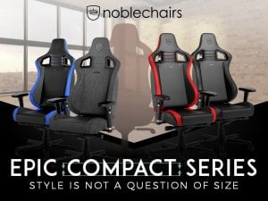 Fotel Noblechairs EPIC Compact - czarny/karbon/niebieski (GAGC-240) 11