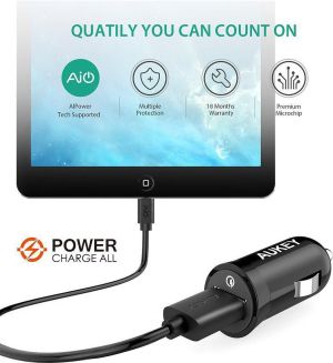 Ładowarka Aukey CC-T5 1x USB-A 2.4 A  (CC-T5) 3