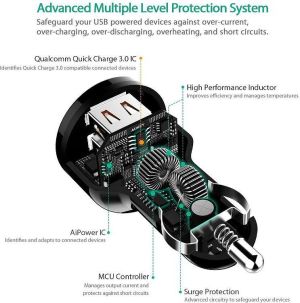 Ładowarka Aukey CC-T7 2x USB-A 6 A  (CC-T7) 6
